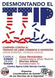 cartel TTIP 22M