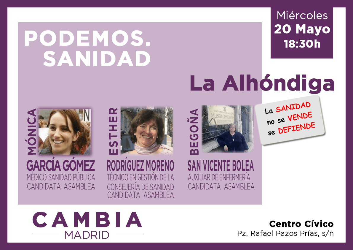 Acto de Podemos en Getafe