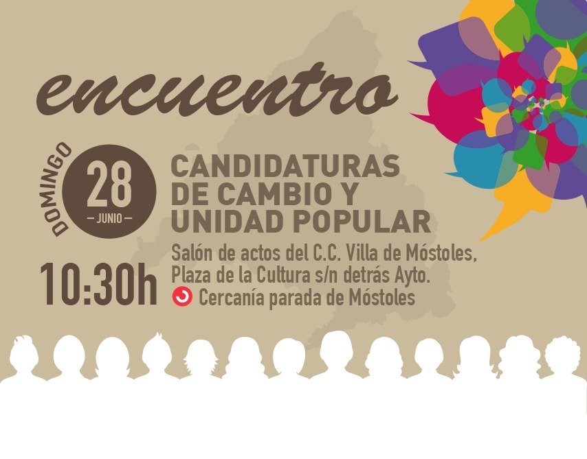 Encuentro de Candidaturas de cambio y unidad popular