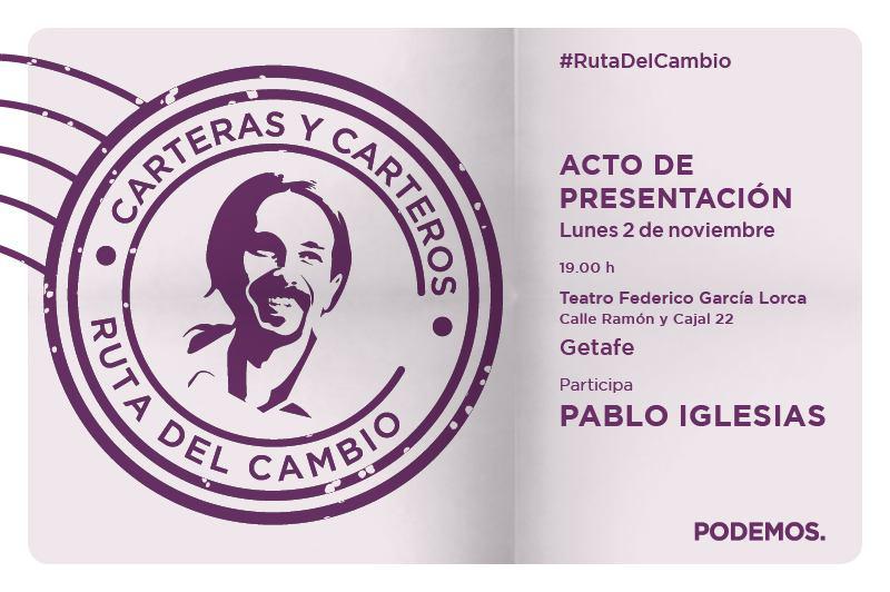 #Ruta del cambio. Acto de presentación en Getafe