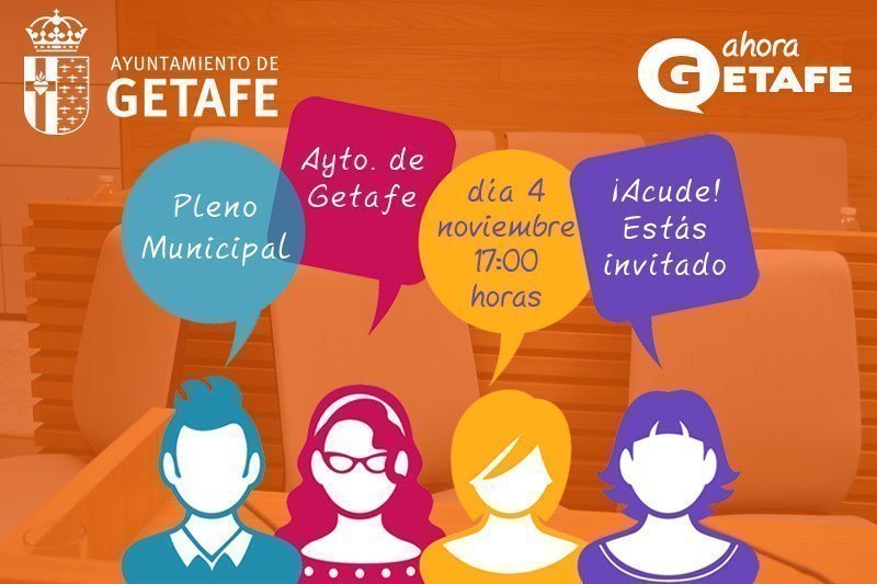 Pleno Ayuntamiento de Getafe 4 noviembre