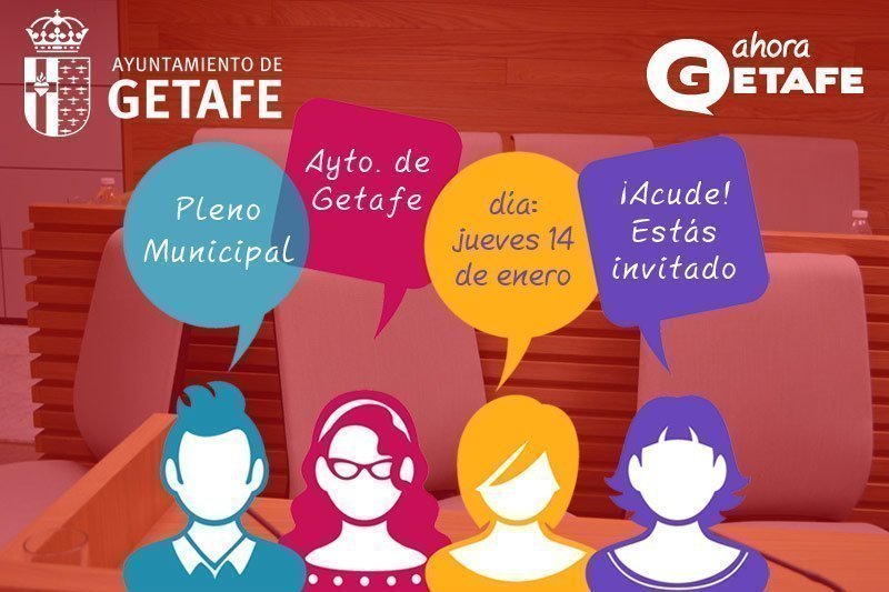Pleno de enero. Ayuntamiento de Getafe