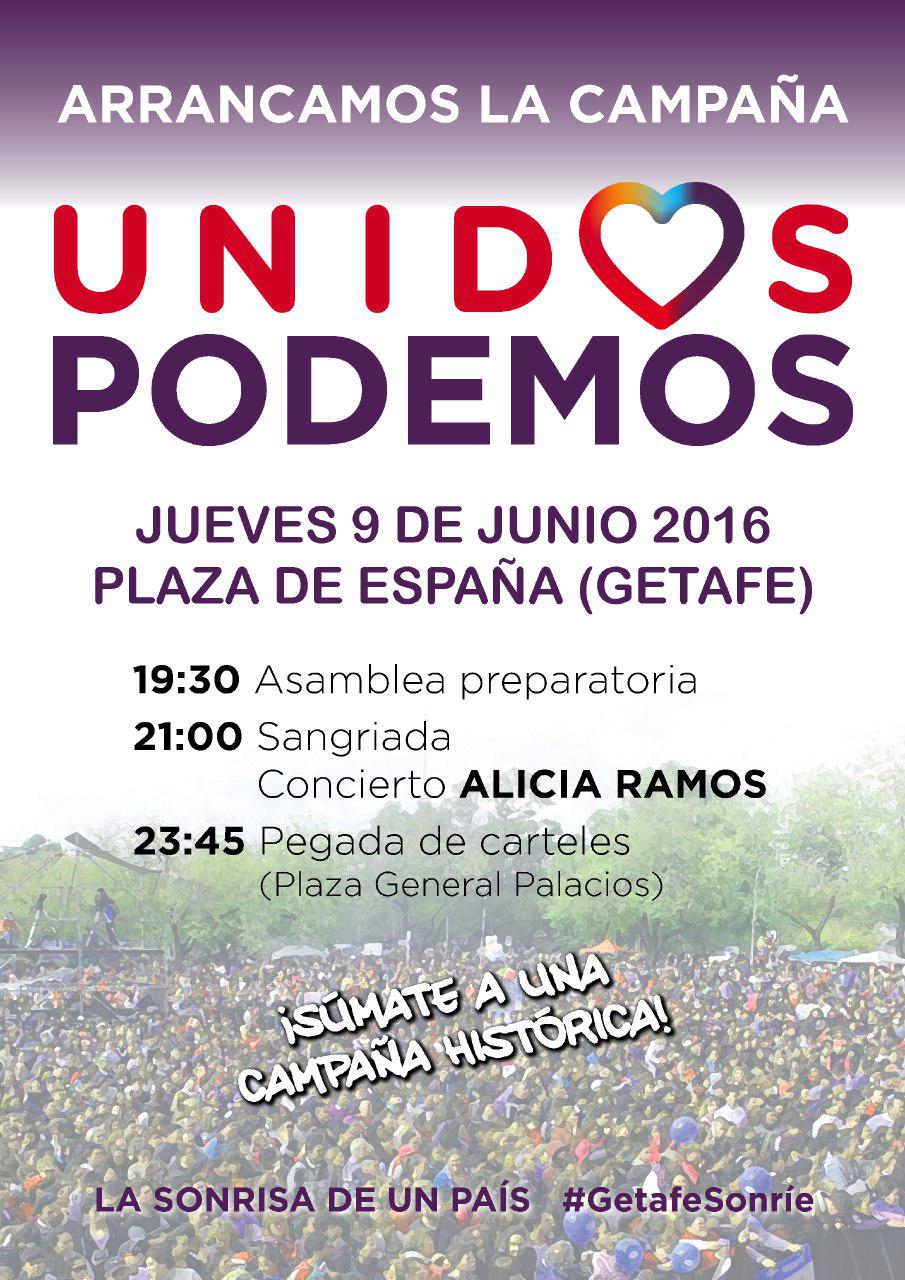 Arrancamos la campaña UNID@S PODEMOS.