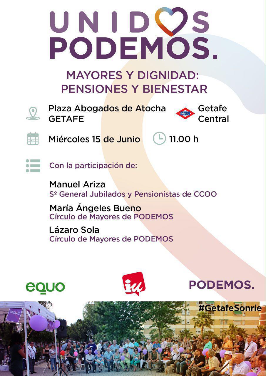 Mayores y dignidad. Pensiones y bienestar