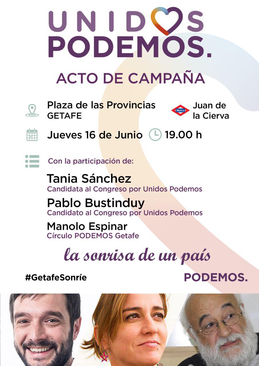 Unid@s Podemos. Acto de campaña