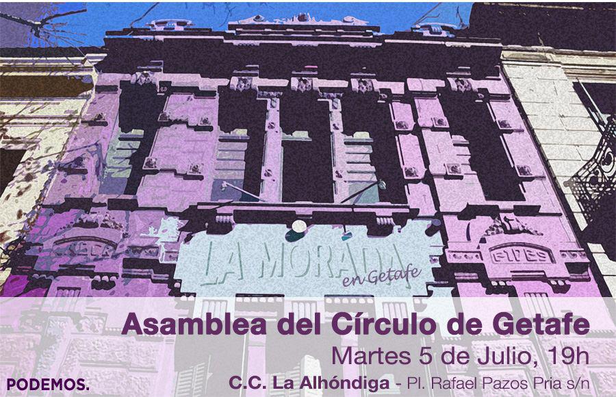 Asamblea Círculo Podemos Getafe: 5 julio