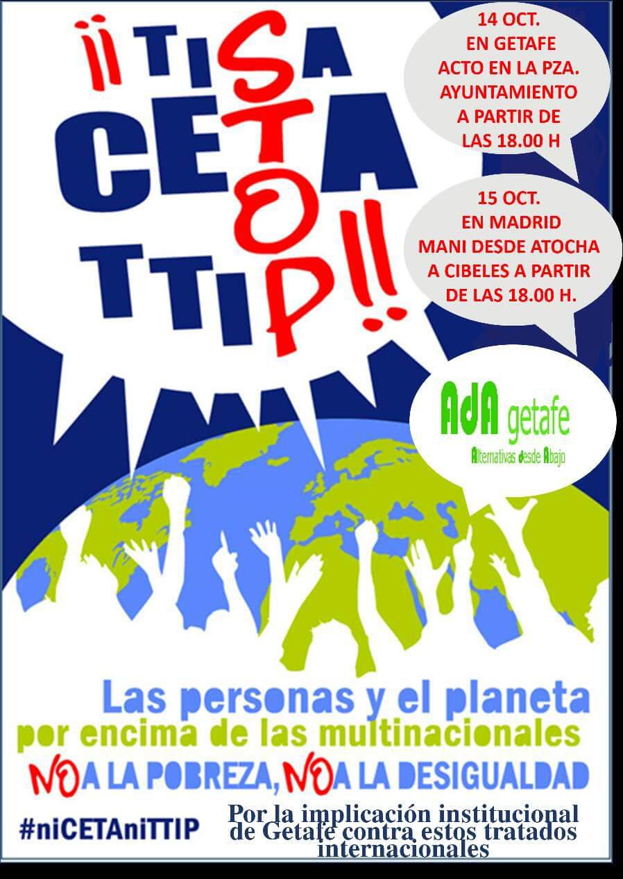 Exigencia al ayuntamiento declaracion contra el TTIP