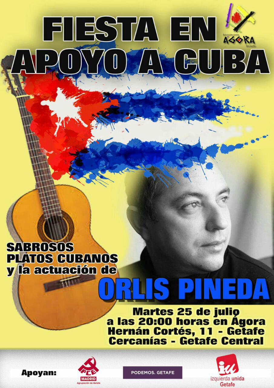 Fiesta en apoyo a Cuba