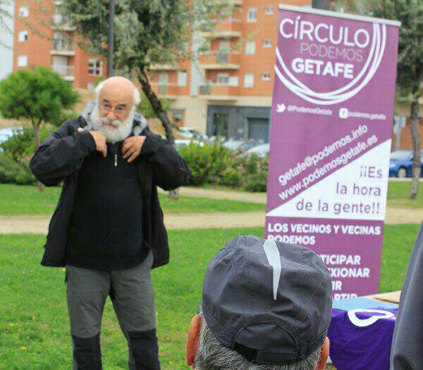 Nos despedimos de Manolo Espinar, activista y fundador del Círculo de Podemos Getafe