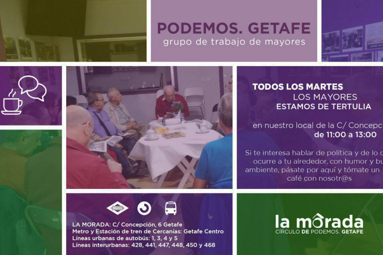 ¡Vuelve la tertulia de mayores tras el descanso veraniego!