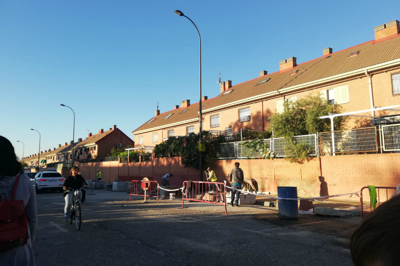 Podemos Getafe denuncia la falta de planificación de las obras junto al CEIP Rosalía de Castro