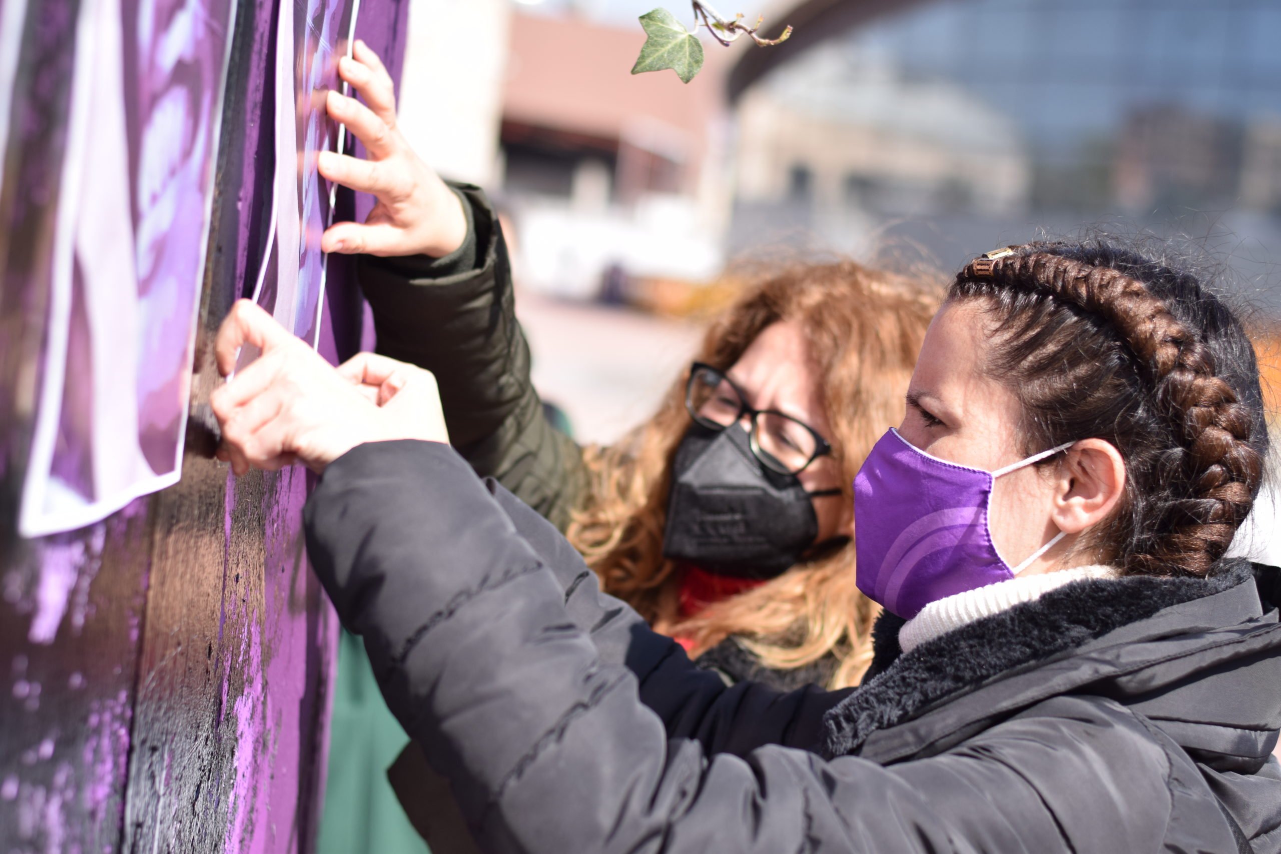 Podemos Getafe condena el ataque al nuevo mural feminista de Getafe
