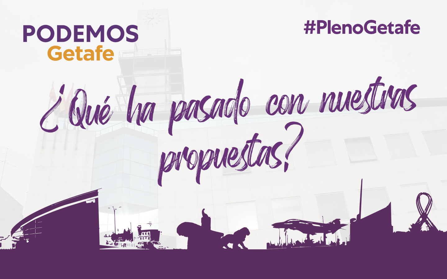 ¿Qué ha pasado con nuestras propuestas del pleno de abril?