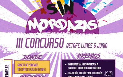 BASES DEL III CONCURSO DE ‘RAP SIN MORDAZAS’