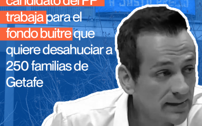 Podemos Getafe pide explicaciones al candidato del PP por su vínculo empresarial con Fidere