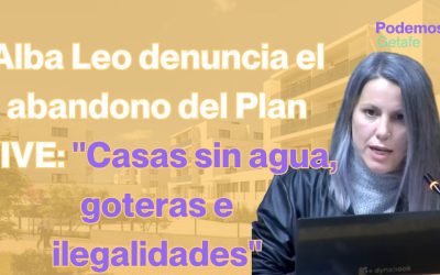 Alba Leo: «Lo que están pasando las vecinas del Plan Vive es inhumano»