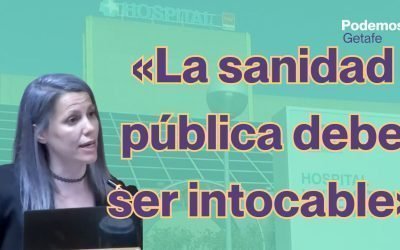 «La sanidad pública debe ser intocable»: Alba Leo llama a la movilización vecinal frente al Hospital de Getafe