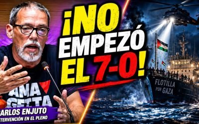 CARLOS ENJUTO REMEMORA EN EL PLENO LA IMPLICACIÓN HISTÓRICA DE VECINOS DE GETAFE EN LA FLOTILLA DE LA LIBERTAD