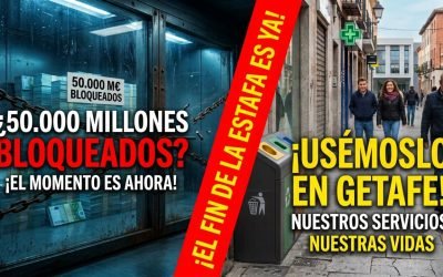 Podemos Getafe exige derogar las «leyes Montoro» para liberar la financiación municipal congelada en los bancos
